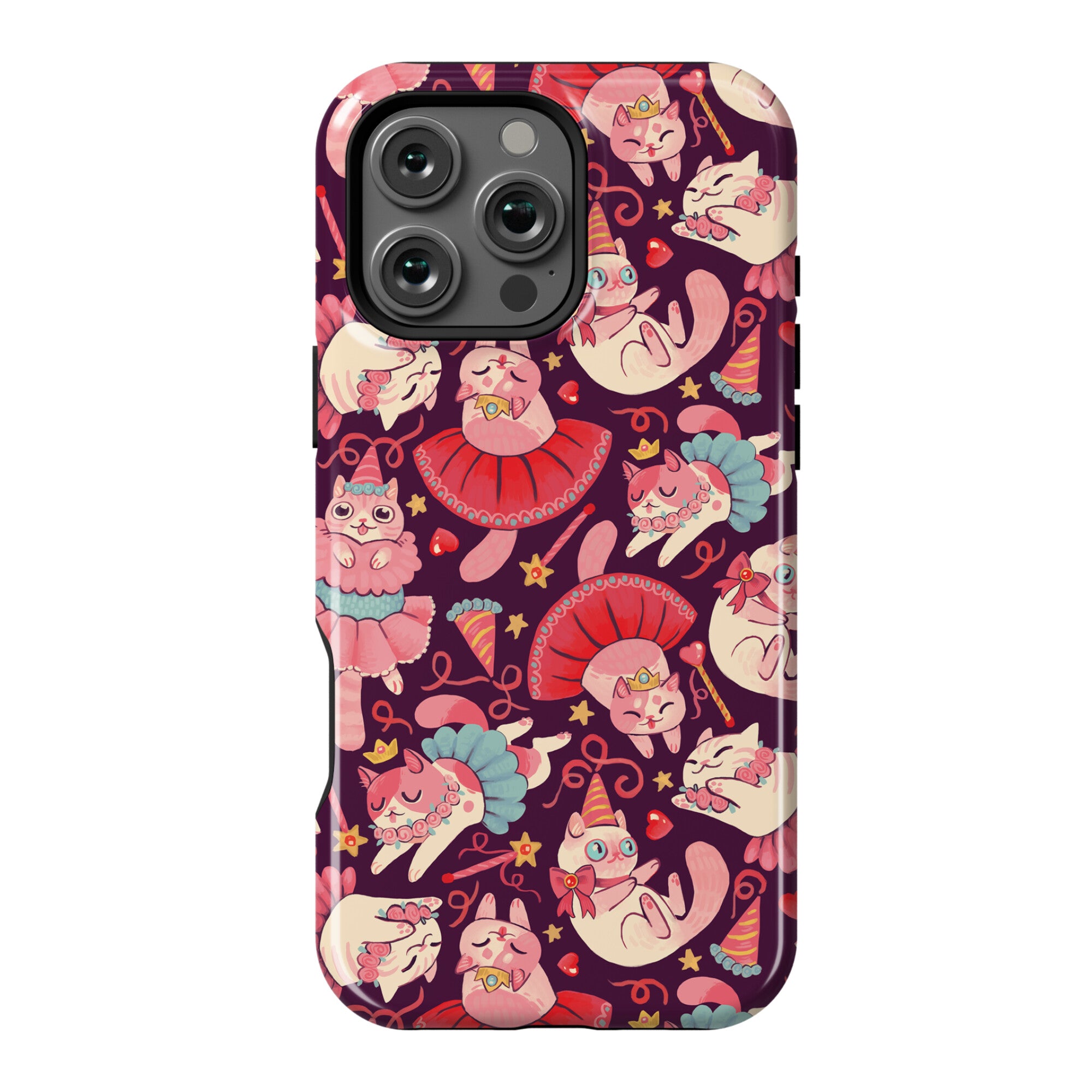 Cute Princess Cat Pattern Phone Case